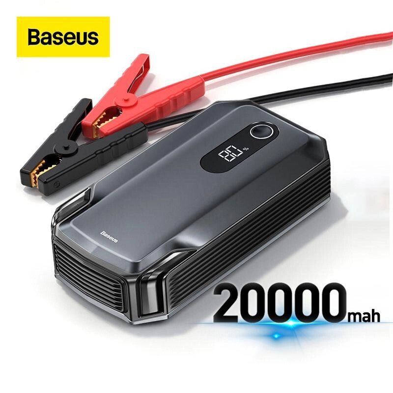 Пускове Baseus 2000A 20000mAh автомобільний стартер бустер повербанк від компанії ARTMOS - Інтернет магазин - фото 1