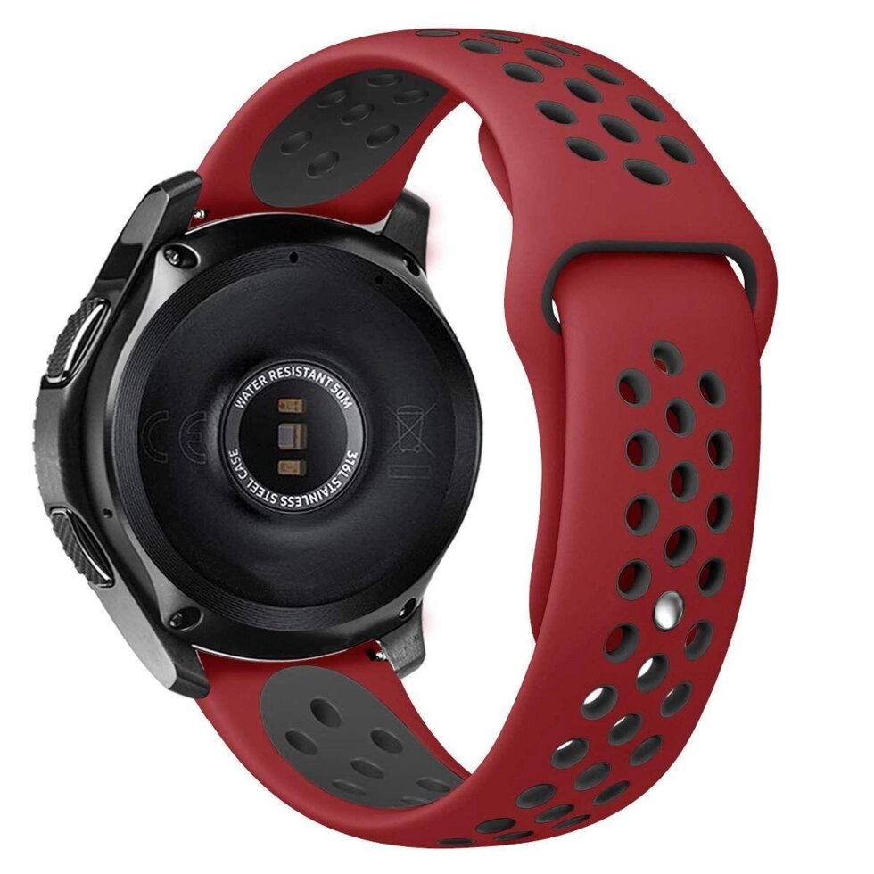 Ремінець BeWatch sportstyle для Samsung Gear 3 RedBlack від компанії ARTMOS - Інтернет магазин - фото 1