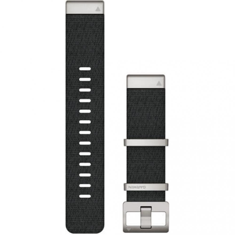 Ремінець Garmin Ремінець QuickFit 22 Watch Bands Jacquard-weave Nylon Strap – Black (010-12738-21) від компанії ARTMOS - Інтернет магазин - фото 1