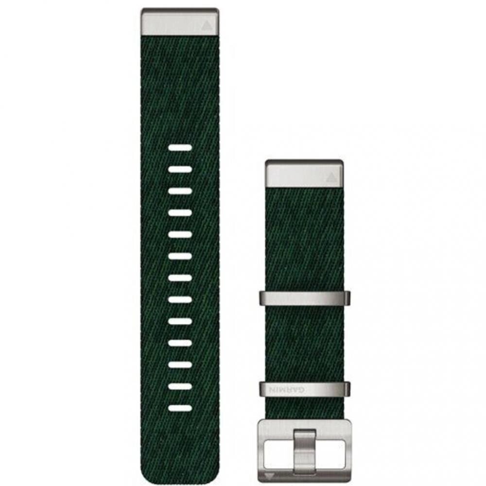 Ремінець Garmin Ремінець QuickFit 22 Watch Bands Jacquard-weave Nylon Strap – Pine Green (010-13008-00) від компанії ARTMOS - Інтернет магазин - фото 1