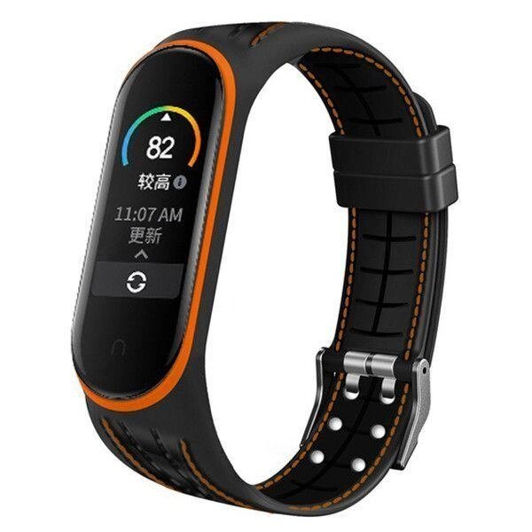 Ремінець Twoline Strap для Xiaomi Mi Band 5 6 Orange від компанії ARTMOS - Інтернет магазин - фото 1