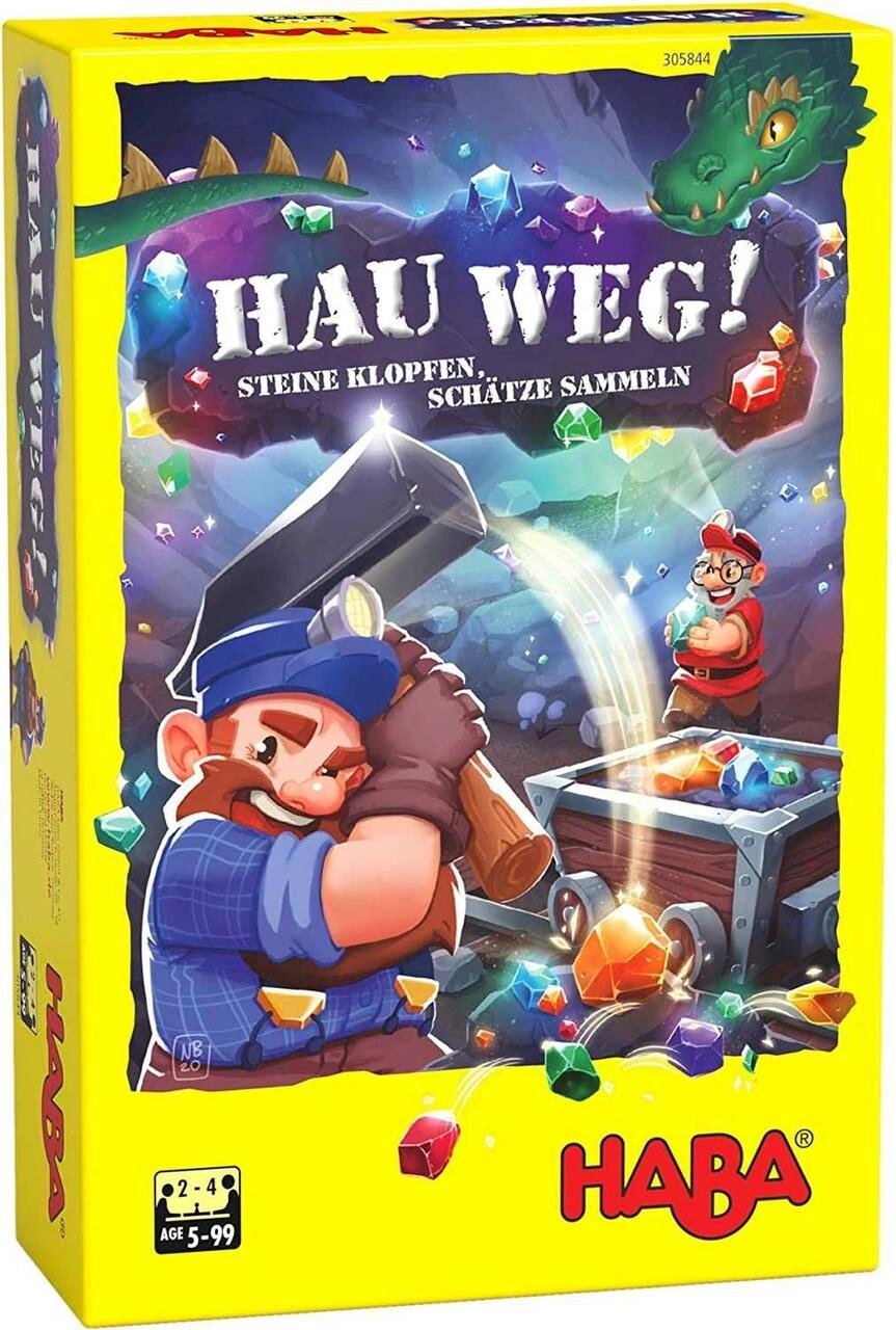 Розвиваюча гра Hau weg! HABA 305844, Забивай Хаба Німеччина від компанії ARTMOS - Інтернет магазин - фото 1