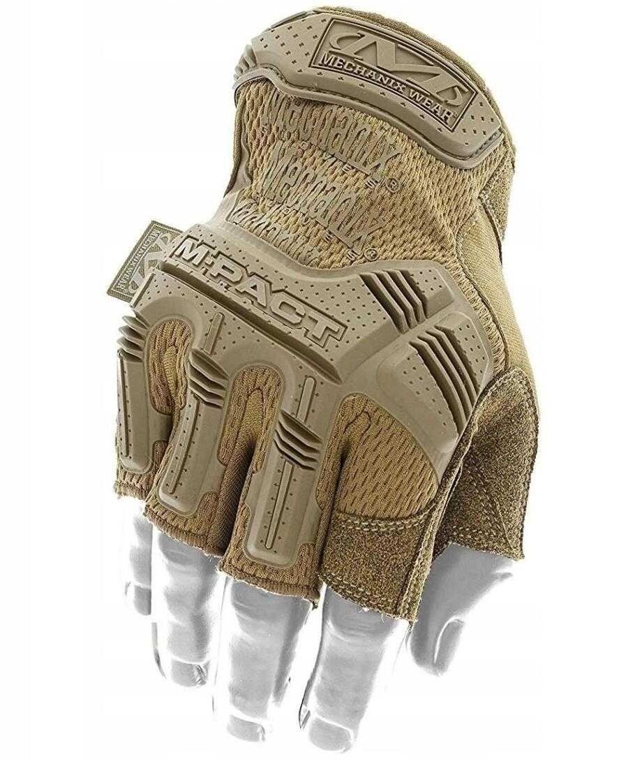 Рукавиці тактичні безпалі Mechanix M-Pact Fingerless Coyote від компанії ARTMOS - Інтернет магазин - фото 1