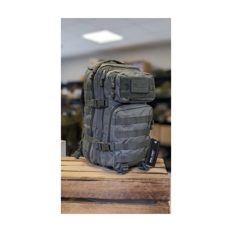 Рюкзак тактичний 20л. Зелений Mil-Tec US ASSAULT PACK (14002006-20) від компанії ARTMOS - Інтернет магазин - фото 1