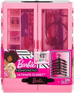 Шафа для одягу гардероб для Барбі Barbie Fashionistas Ultimate Closet