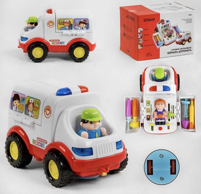 Швидка допомога музична, звукові ефекти,підсвічування, рух, на бат від компанії ARTMOS - Інтернет магазин - фото 1