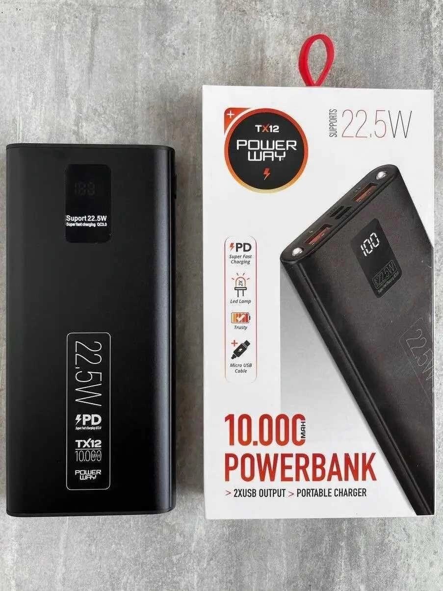 Швидкий повербанк 10000 mAh (павербанк, power bank, пауербанк, xiaomi) від компанії ARTMOS - Інтернет магазин - фото 1