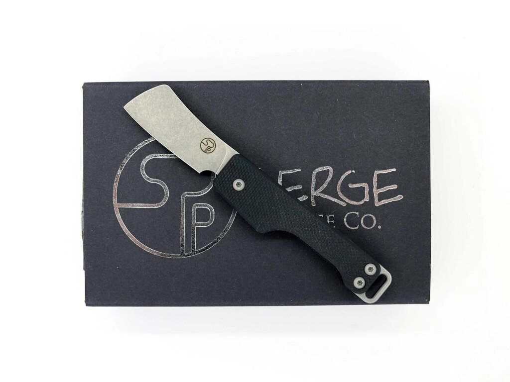 Складаний ніж Serge Knife Keychain Slip Joint Black G-10, Bohler M390 від компанії ARTMOS - Інтернет магазин - фото 1