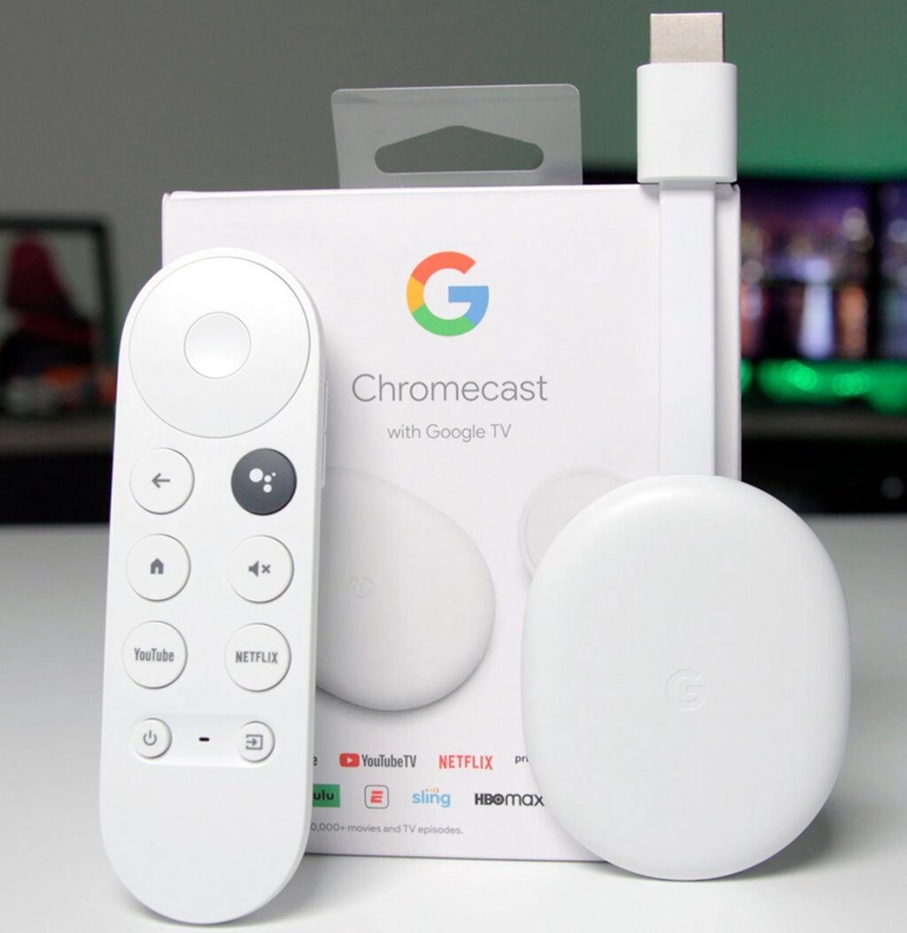 Смарт ТВ-медіаплеєр Google Chromecast with Google TV 4K  ГАРАНТІЯ від компанії ARTMOS - Інтернет магазин - фото 1