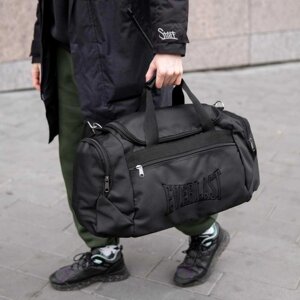Спортивна сумка Everlast Black для поїздок та тренувань 36 літрів