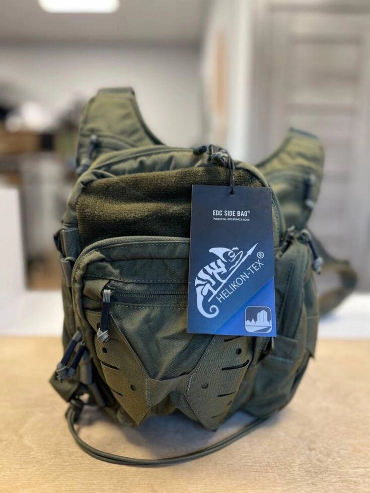 Сумка через плече Helikon-Tex EDC SIDE BAG OLIVE GREEN (TB-PPK-CD-02) від компанії ARTMOS - Інтернет магазин - фото 1