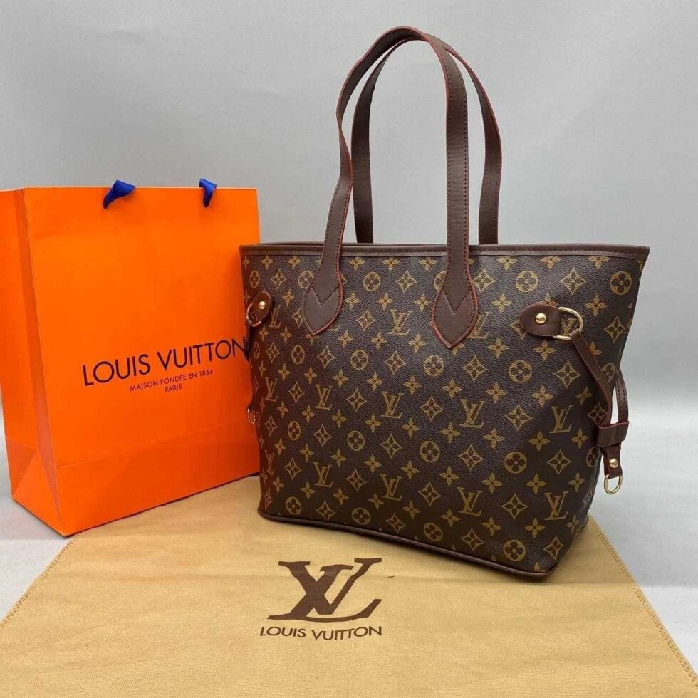 Сумка Louis Vuitton жіноча шоппер Луї Вітон коричнева від компанії ARTMOS - Інтернет магазин - фото 1