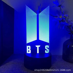 Світильник з 3D ефектом led лампа BTS Army (бтс) Джонгкук Rm Чімін