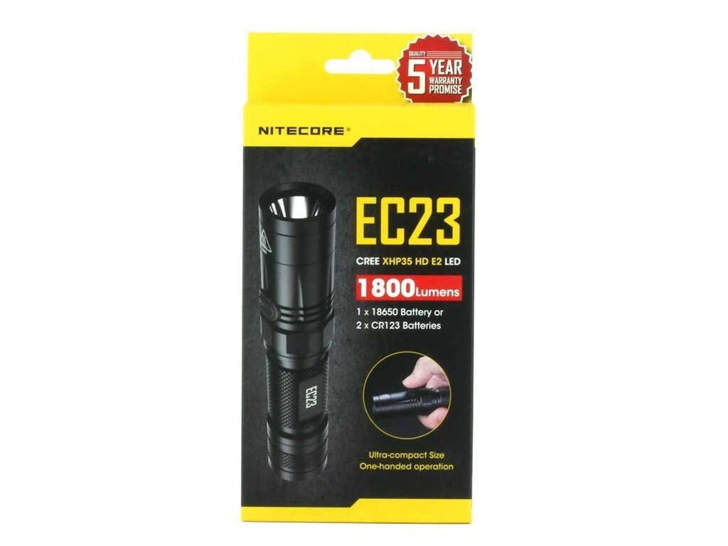 Світлодіодний ліхтарик Nitecore EC23 від компанії ARTMOS - Інтернет магазин - фото 1