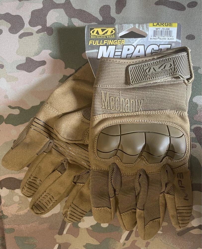 Тактичні Рукавички Mechanix M-Pact  3 Coyote (Койот) Oliva (Олива) від компанії ARTMOS - Інтернет магазин - фото 1