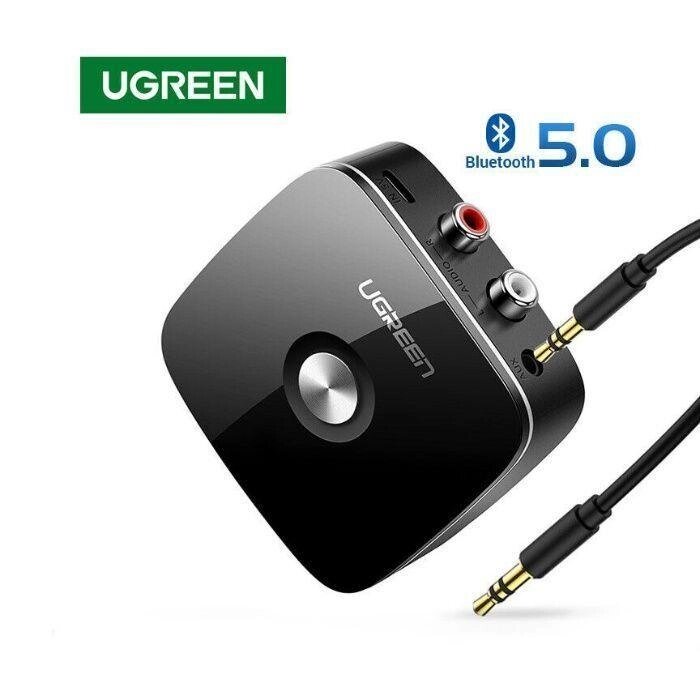 Ugreen Блютуз 5.0 адаптер 2 RCA AUX приймач receiver Гарантія! від компанії ARTMOS - Інтернет магазин - фото 1