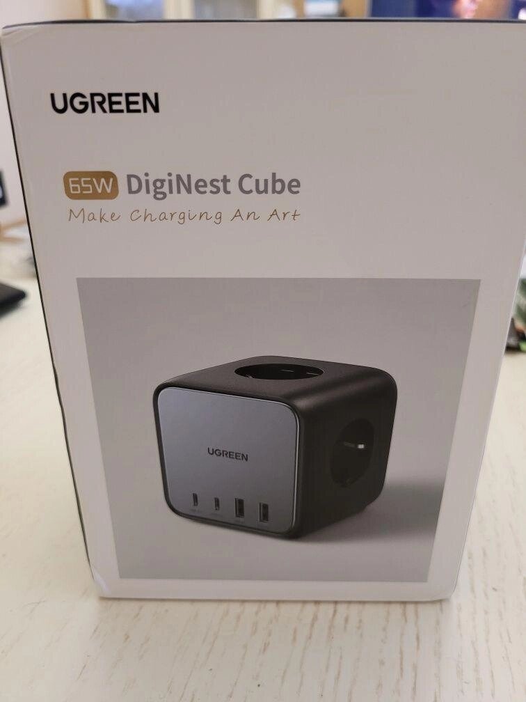 Ugreen DigiNest Cube 65W gan, зарядний пристрій новинка від компанії ARTMOS - Інтернет магазин - фото 1