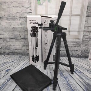 Універсальний штатив для камери Tripod 3120 + кріплення для телефону