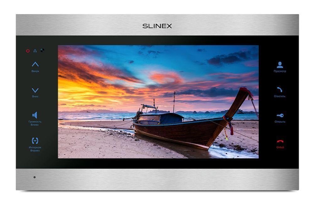 Відеодомофон Slinex SL10IPTHD Silver Black від компанії ARTMOS - Інтернет магазин - фото 1