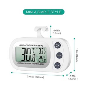 Водонепроникний цифровий термометр для морозильної камери