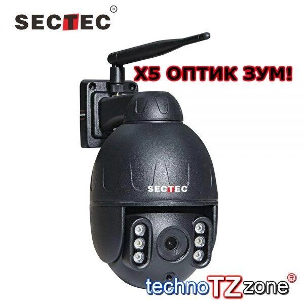 Вулична поворотна камера з 5X ОПТИК ZOOM IP Wi-Fi SECTEC ST-382-2M-5X від компанії ARTMOS - Інтернет магазин - фото 1