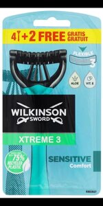 WILKINSON Xtreme3 Sensitive (6 шт. Оптом бритви Німеччина (оригінал)