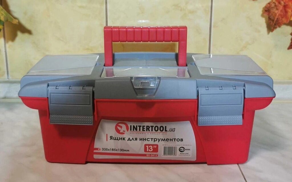 Ящик для інструментів Intertool BX-0413 (335 х 185 х 130 мм) (новий) від компанії ARTMOS - Інтернет магазин - фото 1