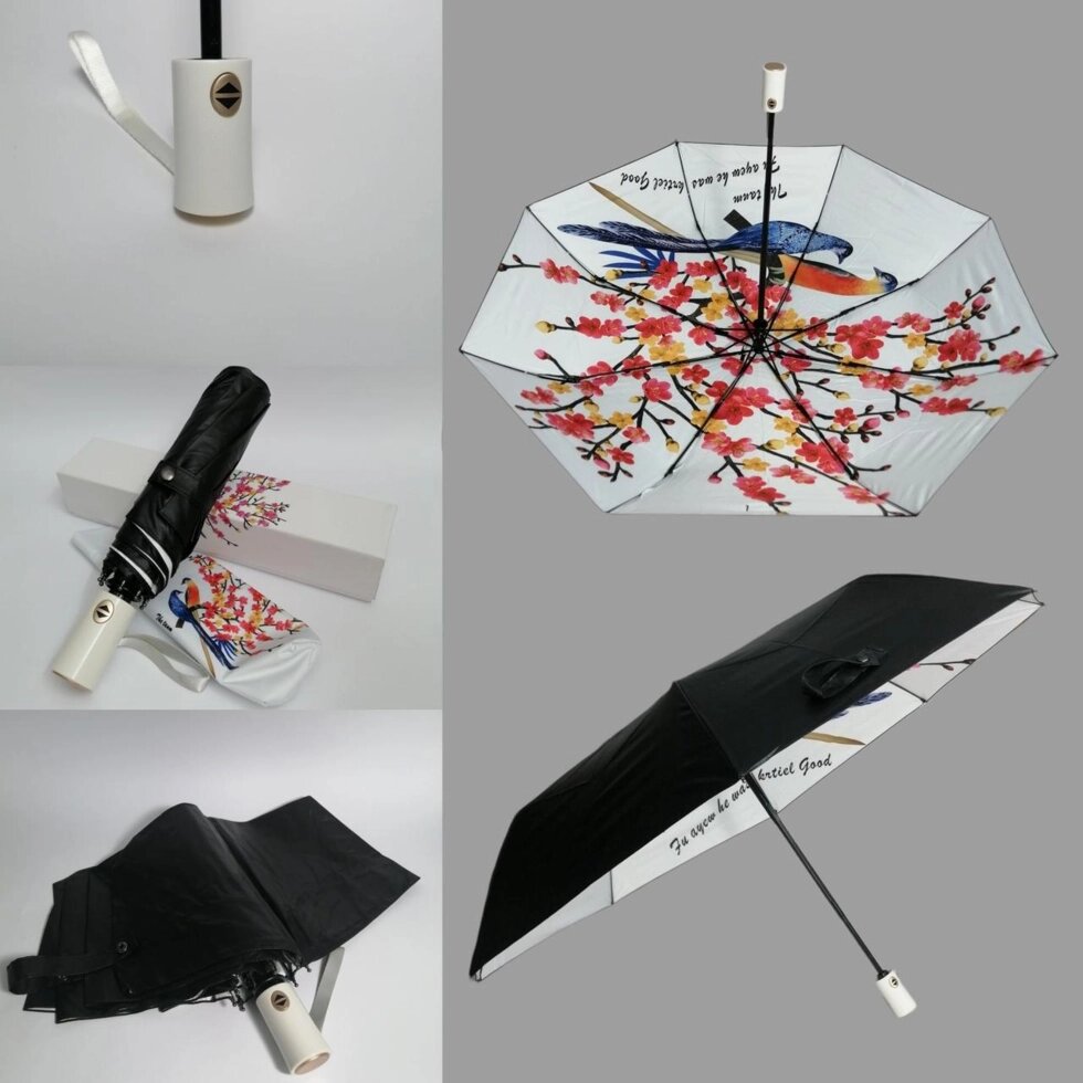 Жіноча парасолька /Zhensky Umbrella, Black Top, Restcare, кулемет від компанії ARTMOS - Інтернет магазин - фото 1