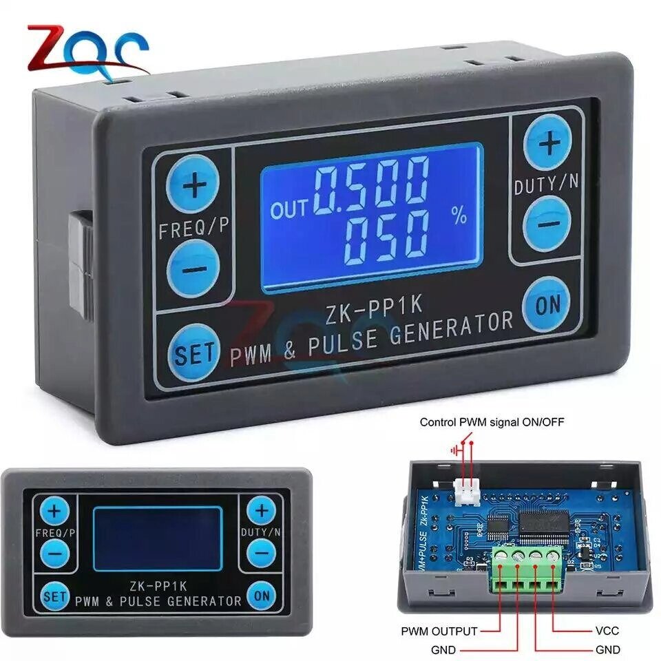 ZK-PP1K PWM. ШІМ-генератор сигналів 1-канальний 1Hz-150KHz. DC 3,3-30 від компанії ARTMOS - Інтернет магазин - фото 1