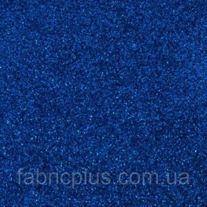 Фоамиран с глиттером 2 мм 20 х 30 см колір № 040 синій