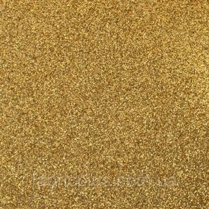 Фоамиран с глиттером 2 мм 20 х 30 см колір №101 золотий
