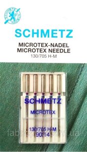 Голки для мікроволокна до побутових машин Microtex №90/14 Schmetz (5 шт)