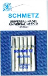 Голки машинні універсальні Schmetz побутові №110/18 5 шт/уп.