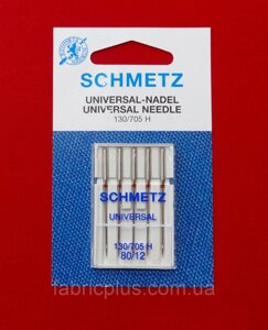 Голки універсальні No 80/12 Schmetz для побутових швейних машин