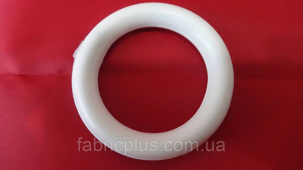 Кольцо для карниза  пластиковое  белое ##от компании## Fabric Plus - ##фото## 1