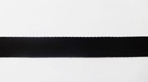 Стрічка ремінна стропа 30 мм чорна
