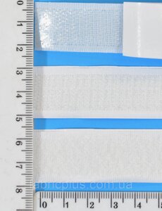 Липучка текстильна на клейовій основі 2,0 см біла