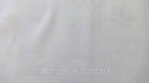 Лен скатертный белый ш-150 см
