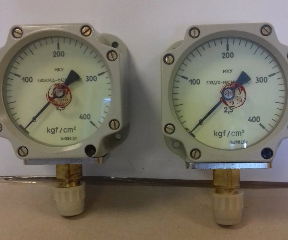 Манометр корабельний (судновий) МКУ 1071,1072. від компанії КомплексПромПоставка - фото 1