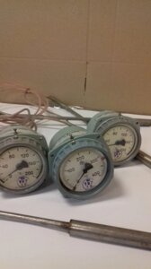 Термометр манометричні ТКП, ТГП діаметр кор. 60,100,160;