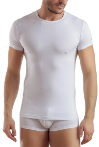 Біла чоловіча футболка Enrico Coveri ET1000 Bianco 52(XL) Білий 54(XXXL)