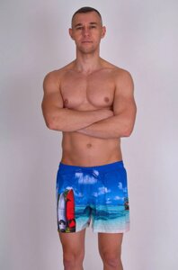 Пляжні шорти чоловічі Uomo Mare 20503 50 (L) Кольорові