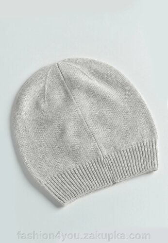 Жіноча шапка з кашеміру Marc & Andre JA17-H001-LGM One Size Сірий