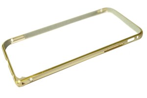 Металевий бампер з застібкою iPhone 6 / 6S: Золотий