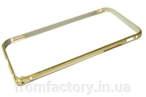 Металевий бампер з кріпленням для iPhone 6 Plus / 6S Plus: Golden