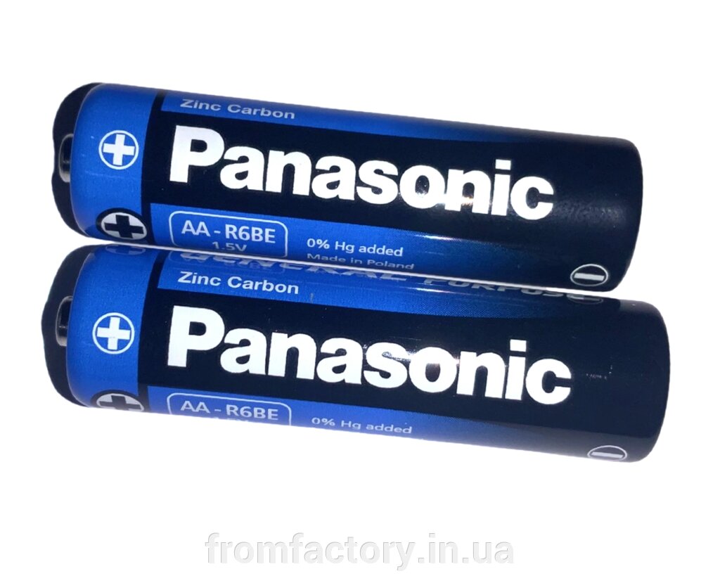 Батарейка пальчикова Panasonic R6BE/AA/1.5V 1шт від компанії Торгова Марка "FromFactory" - фото 1