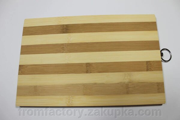 Доска кухонная деревянная бамбуковая 20x30смх1.5см ##от компании## Торговая Марка "FromFactory" - ##фото## 1