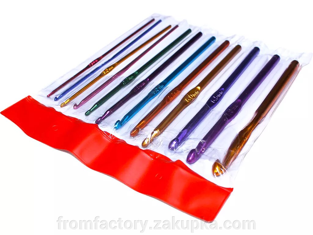Крючки металические цветные набор 12шт/№2-№8 ##от компании## Торговая Марка "FromFactory" - ##фото## 1