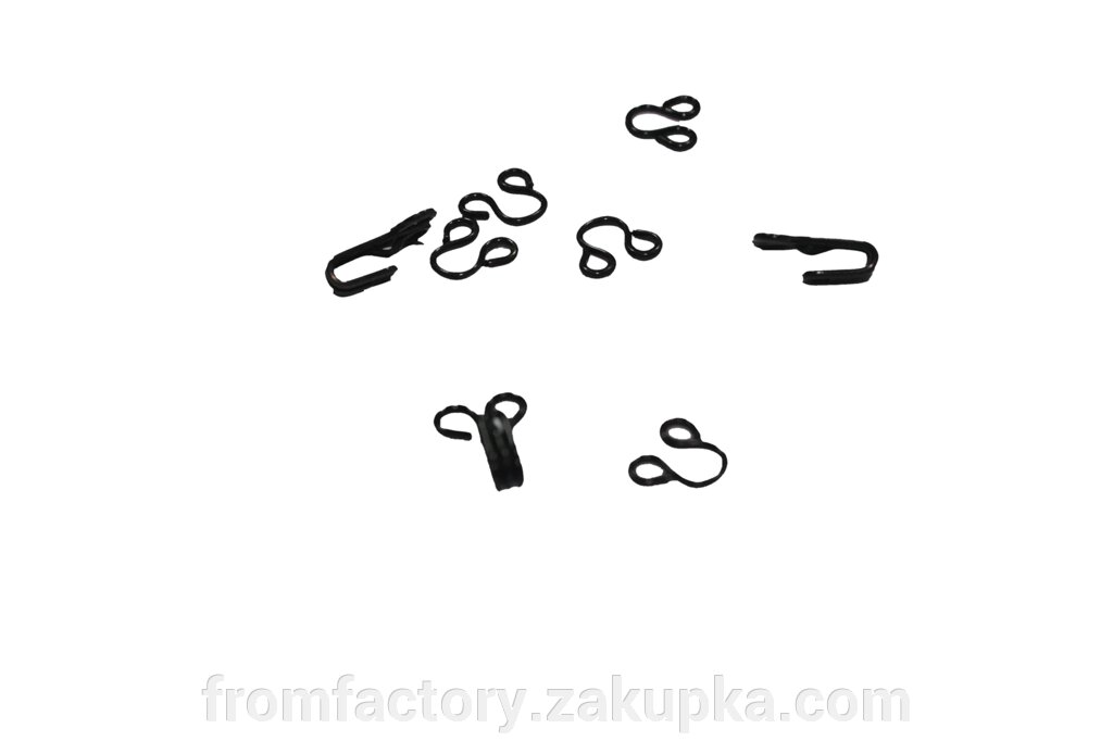 Крючки  пришивные черные №3/11мм/1770пар ##от компании## Торговая Марка "FromFactory" - ##фото## 1