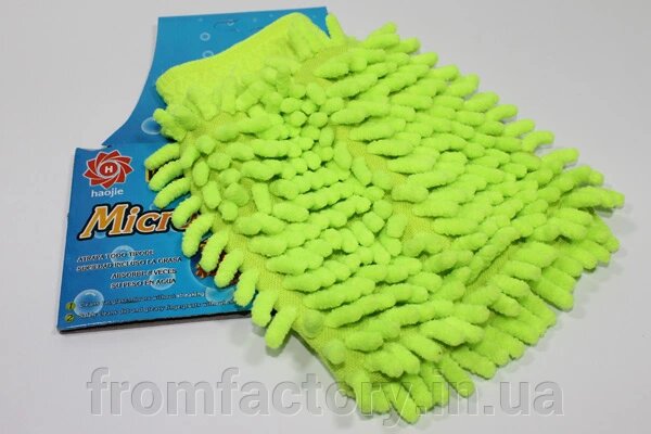 Мочалка рукавичка Microfiber від компанії Торгова Марка "FromFactory" - фото 1